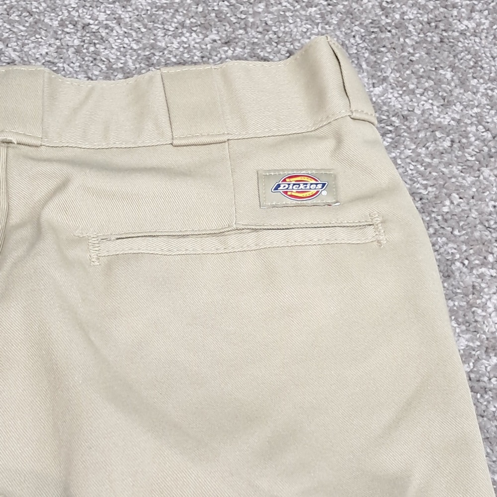 Dickies 874 Original Fit Khaki Tan Work Pants Mens 30x32 (Fits 28x30) 874KH - Picture 7 of 12